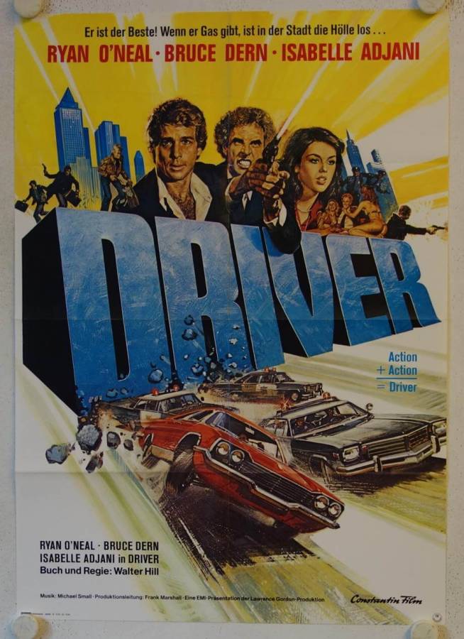 The Driver original release german movie poster